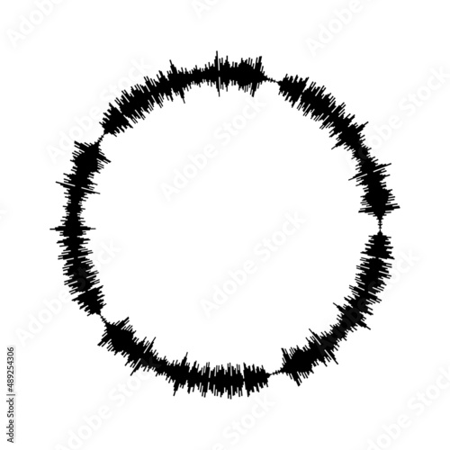 vector music background of audio sound wave