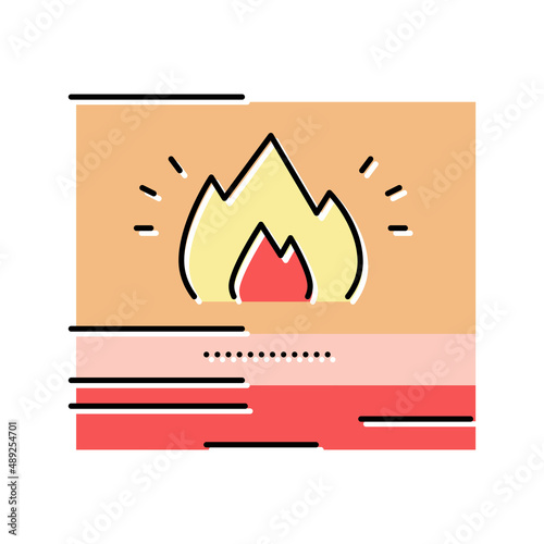 warmth skin color icon vector illustration