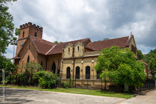 The ancient Anglican Church of St. Pavel. Kandy, Sri Lanka photo
