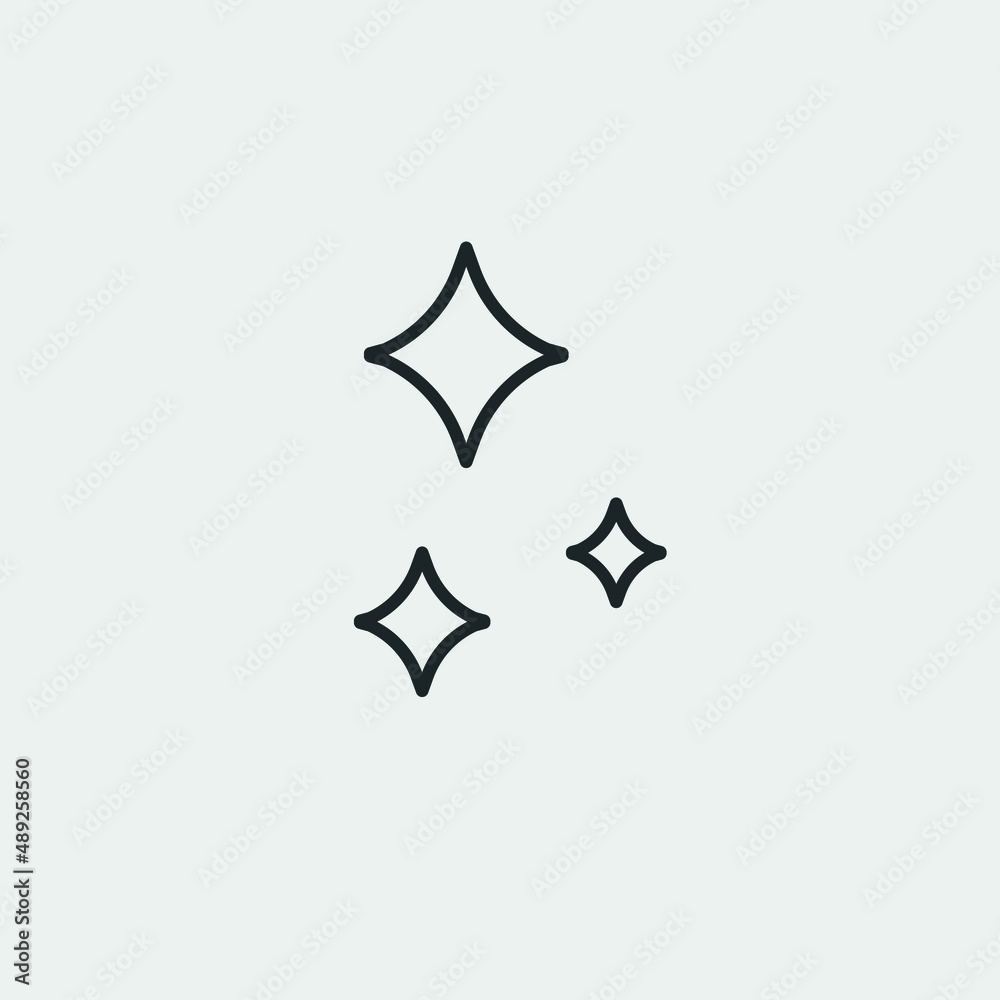 Shine vector icon solid grey Shine vector icon solid grey