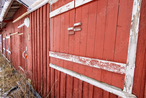 red barn door