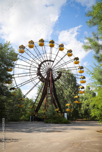 Ferris Wheel, Pripyat Town in Chernobyl Exclusion Zone, Ukraine