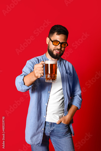 Handsome man in sunglasses ...