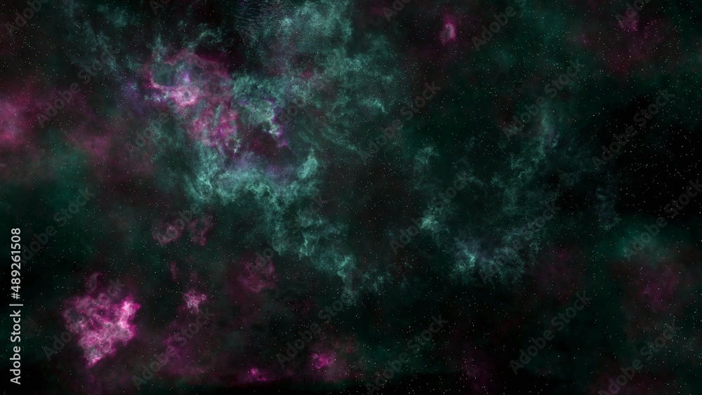 Pink and green Large Magellanic Cloud galaxy Pink and green Large Magellanic Cloud galaxy