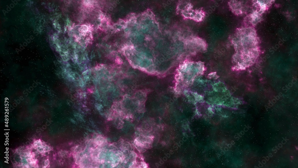 Pink and green Large Magellanic Cloud galaxy Pink and green Large Magellanic Cloud galaxy