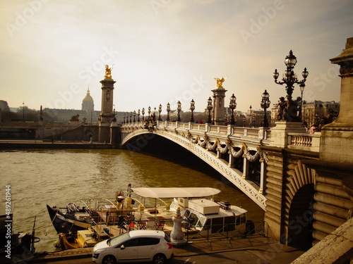 Photography Pont alexandre III in Paris,