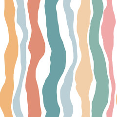 Papier peint photo Pastel patrons Rayures verticales tendance motif graphique  © EkaterinaGr