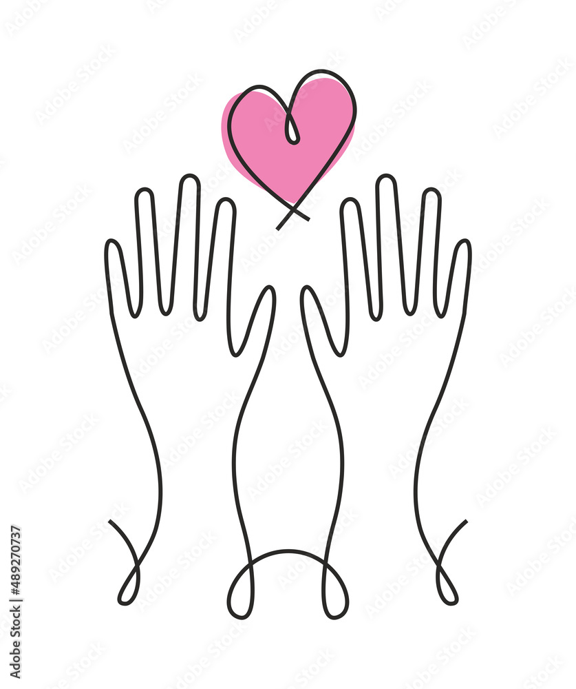 hands with heart hands with heart