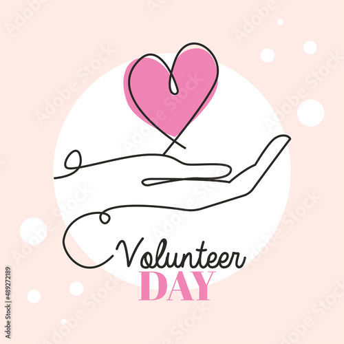 volunteer day card