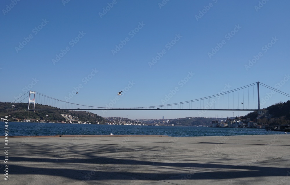 Bosphorus Bridge Istanbul, 15 Temmuz Sehitler Koprusu Bosphorus Bridge Istanbul, 15 Temmuz Sehitler Koprusu