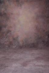 Painted cloth studio background of canvas or muslin, purple and pink dramatic color shades, floor area included, suitable for full length work.