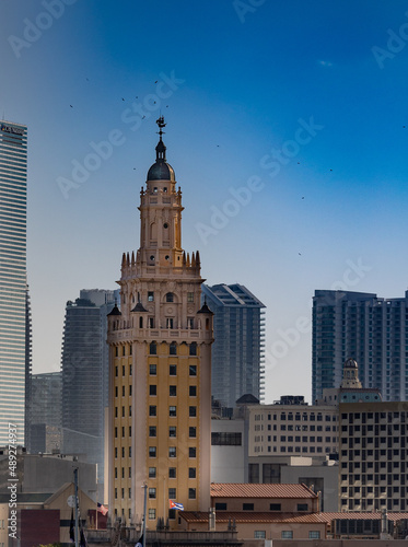 The Freedom Tower in downtown Miami, Florida, designed by Schultze and Weaver