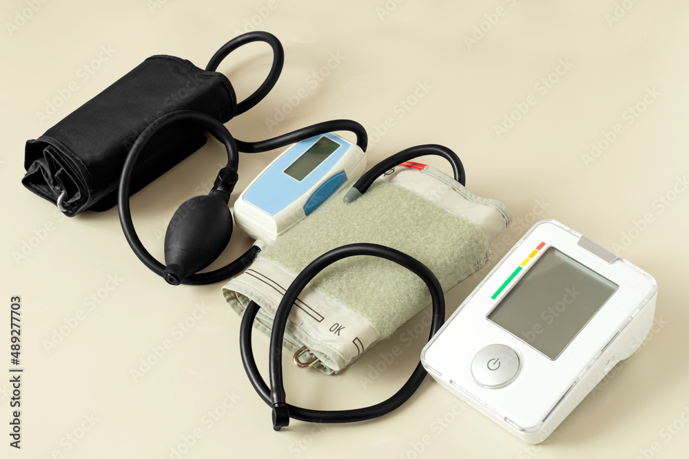 Two tonometers for measuring blood pressure at home Two tonometers for measuring blood pressure at home