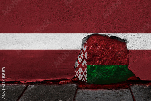 Belarus against Latvia, military confrontation, invasion, diplomatic relationship, conflict between Latvia and Belarus.