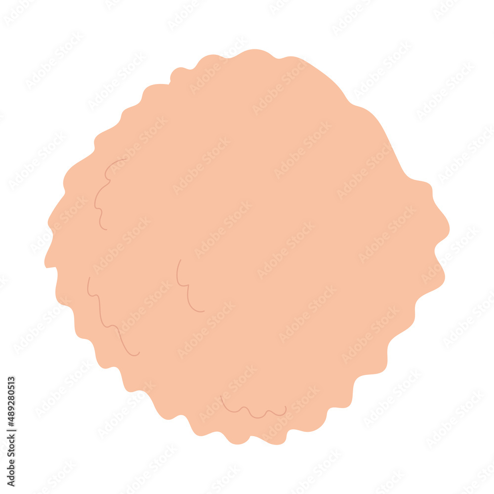 Isolated colored pillow icon Home decoration Vector
