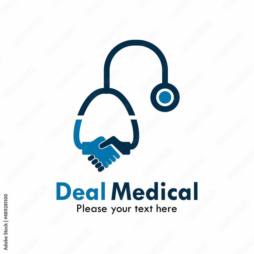 Deal medical logo template illustration Deal medical logo template illustration