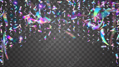 Neon Effect. Retro Flare. Blur Christmas Illustration. Glitter Art. Luxury Foil. Rainbow Confetti. Holographic Tinsel. Pink Disco Glare. Blue Neon Effect