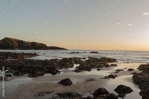 Copper Coast, landskape, cliffs, Bunmahon Beach In Waterford, ireland