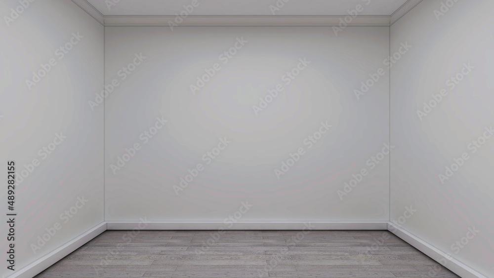 empty white room and wooden floor empty white room and wooden floor