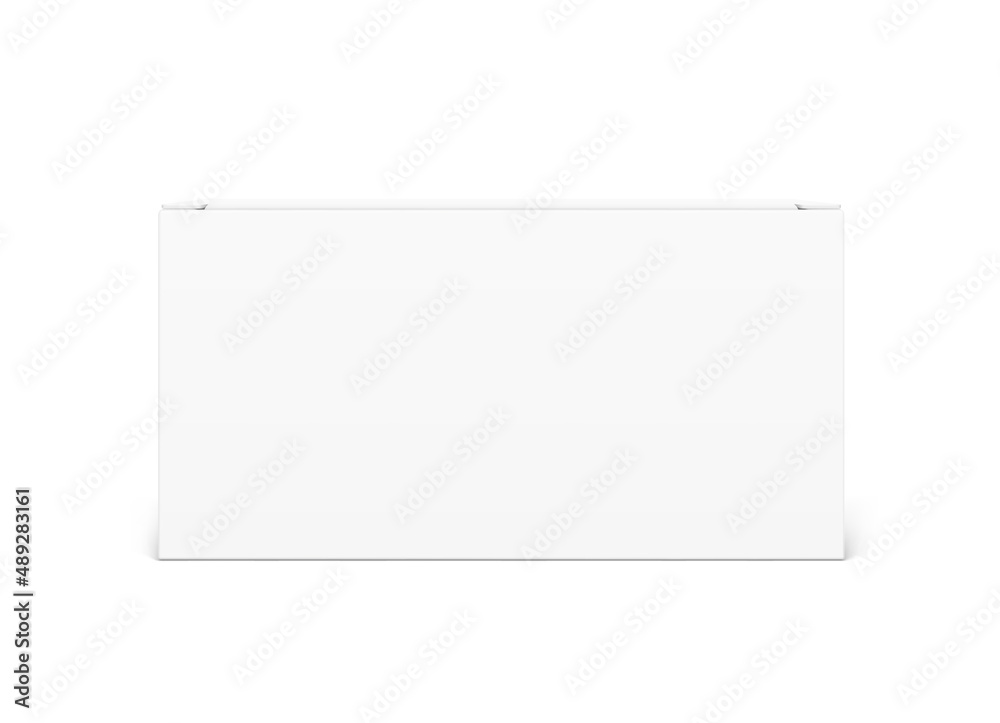 Realistic blank cardboard packaging box mockup. Vector illustration isolated on white background. Can be use for food, medicine, cosmetic and other. Perfect for final pack shot. EPS10. Realistic blank cardboard packaging box mockup. Vector illustration isolated on white background. Can be use for food, medicine, cosmetic and other. Perfect for final pack shot. EPS10.