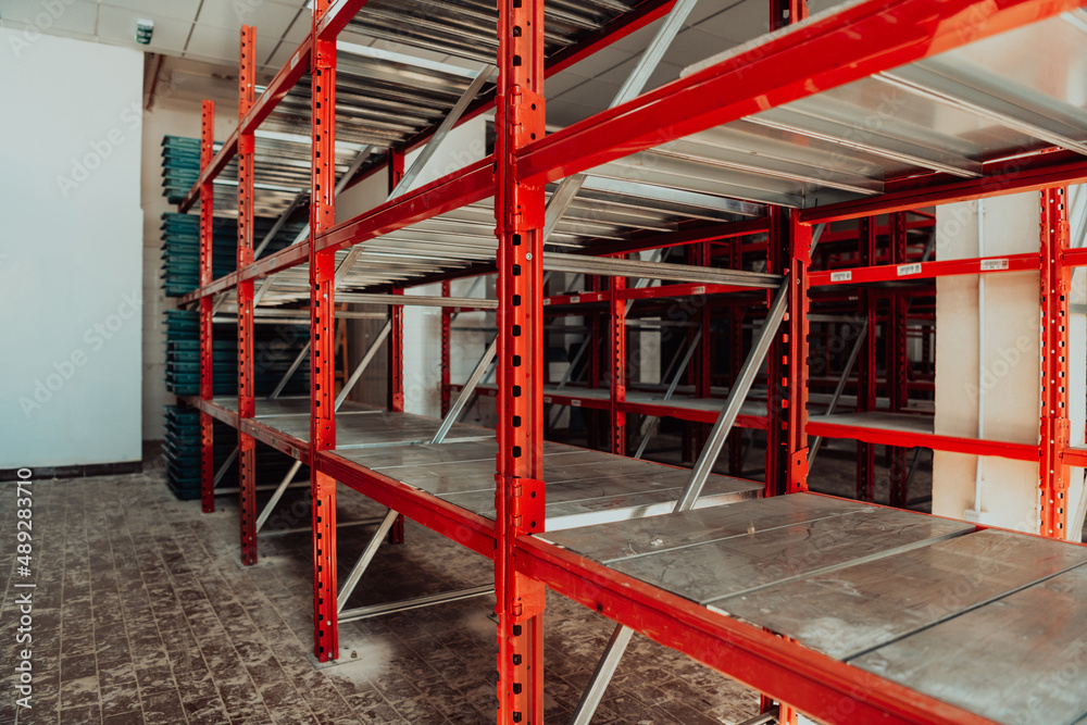 Gold mining storage rock core samples geology drilling industy. Large ore warehouse in modern industry, ores stacked in boxes. Selective focus Gold mining storage rock core samples geology drilling industy. Large ore warehouse in modern industry, ores stacked in boxes. Selective focus