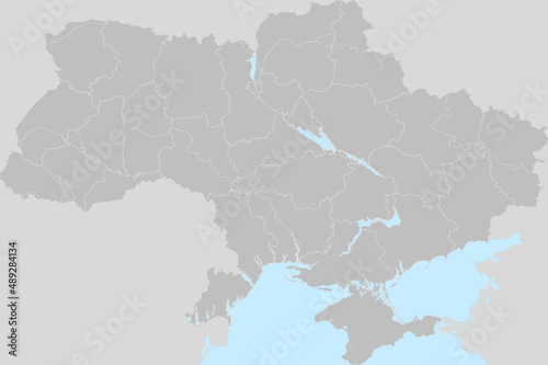 Karte der Ukraine / der Fotografen-Anteil vom Verkauf wird gespendet / the photographers share of the income will be donated