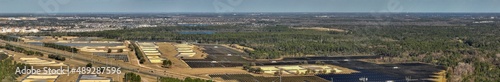 Solar farms in Orlando Florida USA