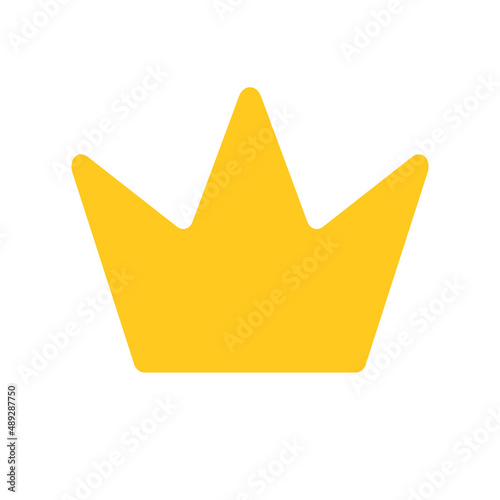 A simple crown icon. Ranking and king icons. Vectors.