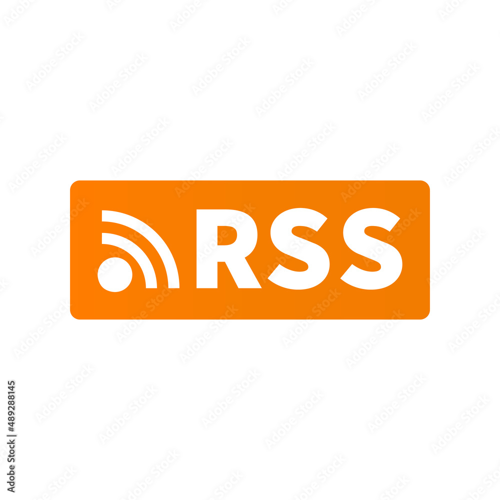 RSS icon and RSS logo. Subscribe button. Vectors. RSS icon and RSS logo. Subscribe button. Vectors.