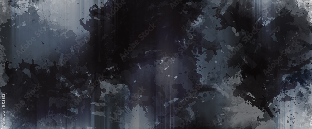 Fototapeta premium 抽象的 水墨画 テクスチャ