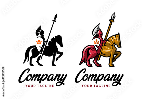 Logo Cavalry Vector Illustration Template Good for Any Industry