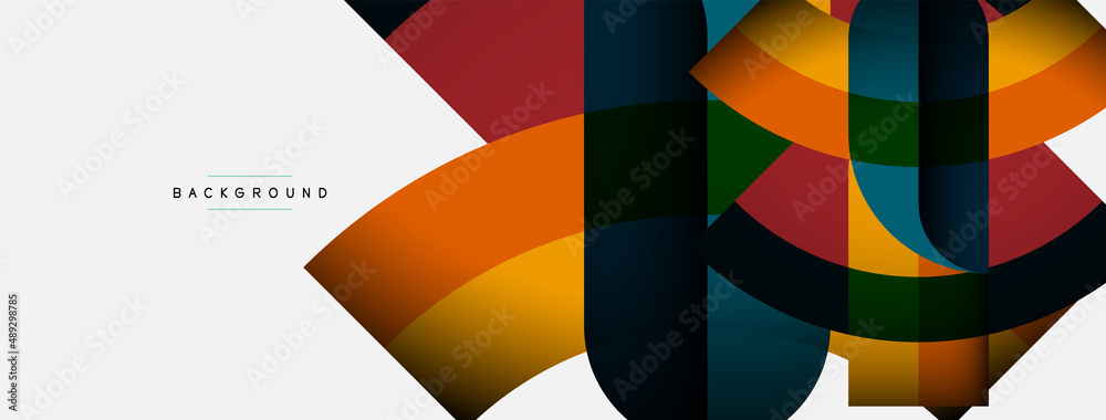 Trendy shapes, color minimal design composition, lines and shadows for wallpaper banner background or landing page Trendy shapes, color minimal design composition, lines and shadows for wallpaper banner background or landing page