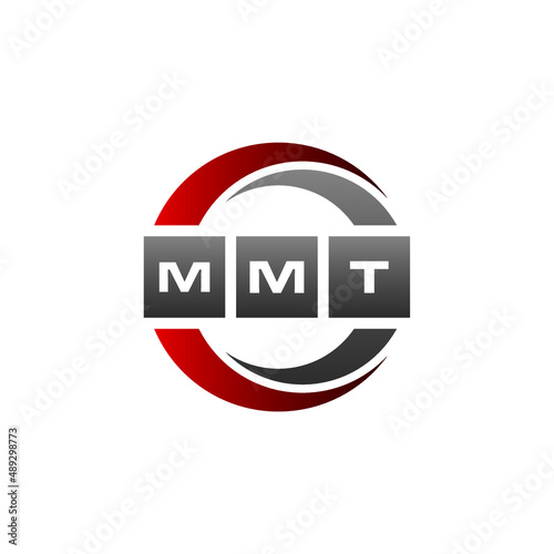 MMT Letter Initial Logo Design Template Vector Illustration photo