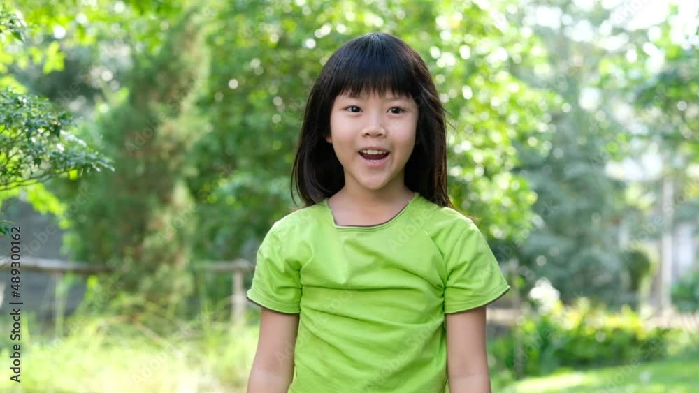 portrait asian kid, child enjoy and happy, the girl is smiling
portrait asian kid, child enjoy and happy, the girl is smiling