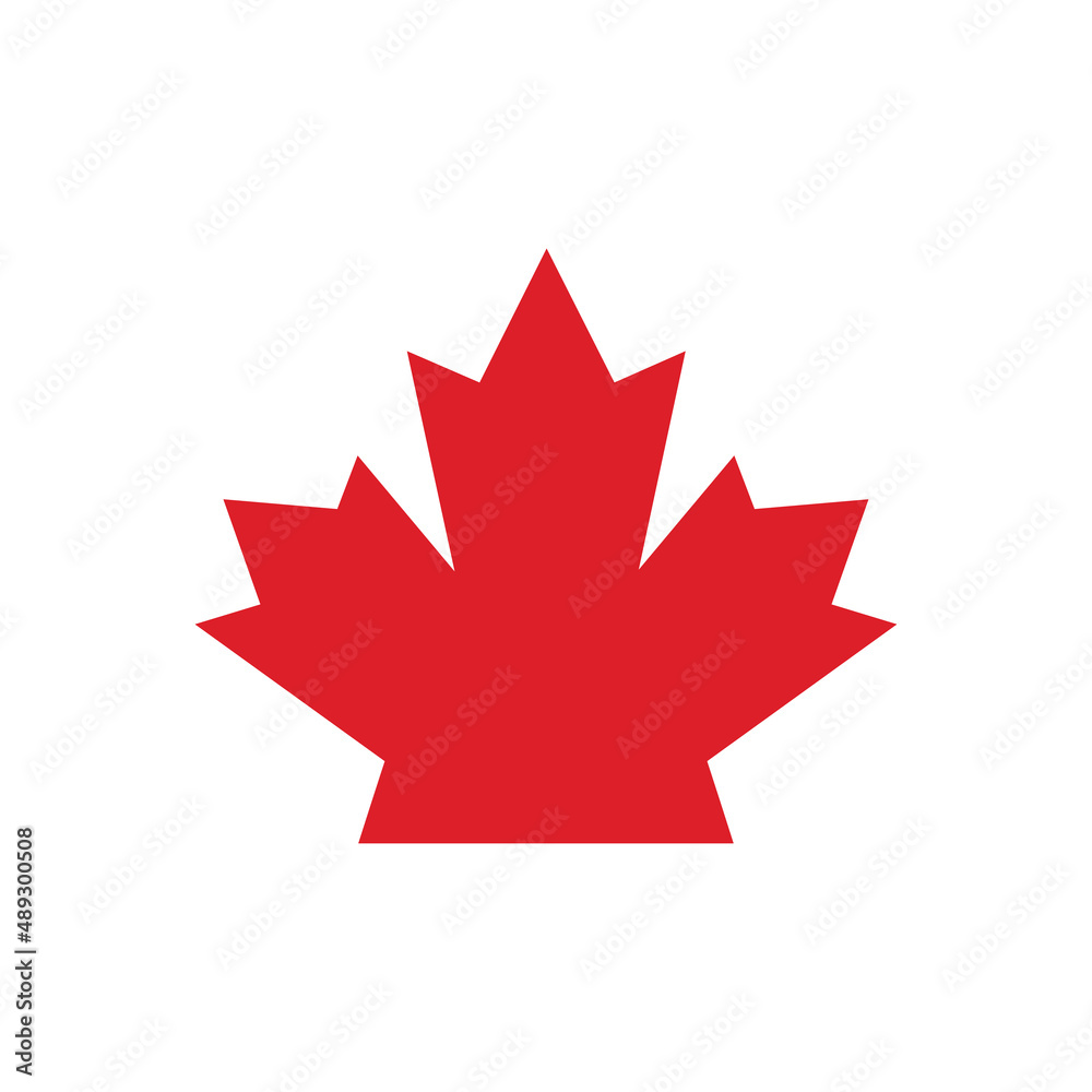Marple leaf logo, icon vector design illustration Marple leaf logo, icon vector design illustration