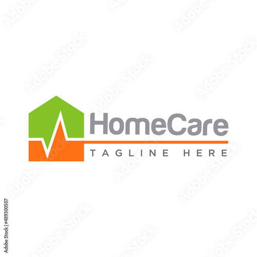 Home care logo icon vector design illustration