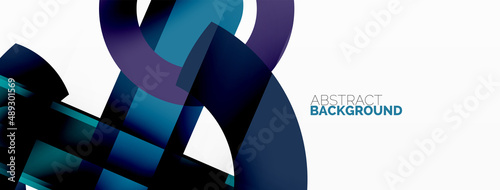 Color geometric stripes, lines abstract background. Minimal geometric template for wallpaper, banner, presentation