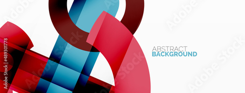 Color geometric stripes, lines abstract background. Minimal geometric template for wallpaper, banner, presentation