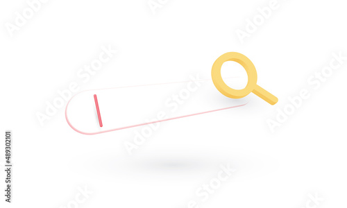 Navigation search for browser, Web Search button