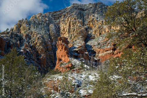 Obraz na płótnie Snowbound Sedona Arizona USA w salonie