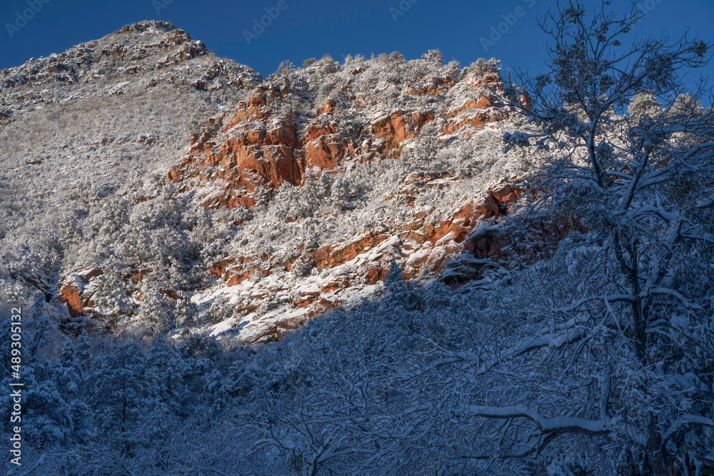 Snowbound Sedona Arizona USA