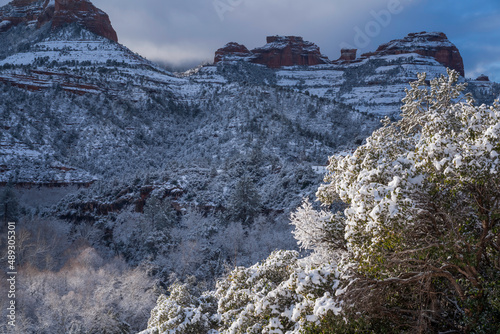 Obraz na płótnie Snowbound Sedona Arizona USA w salonie