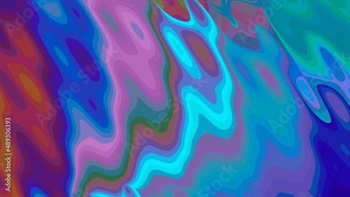 Abstract multicolored textural liquid background.