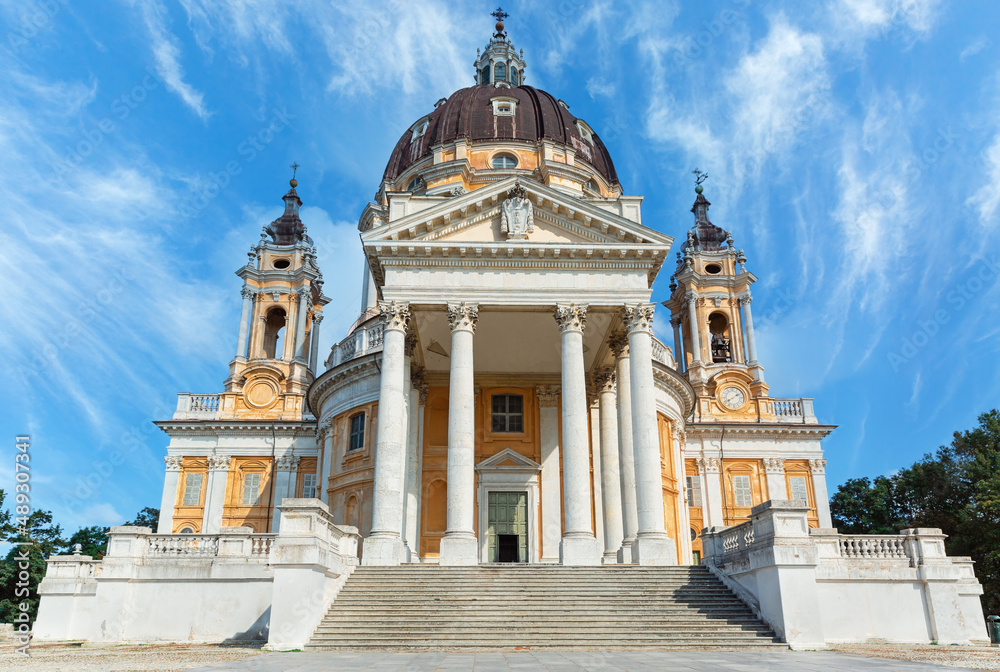 beautiful Basilica di Superga in Turin
