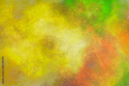 Abstract gradient yellow and orange template for background.