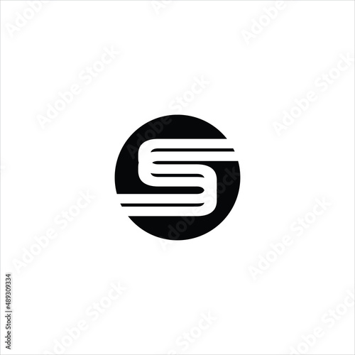 letter s logo vector emblem template