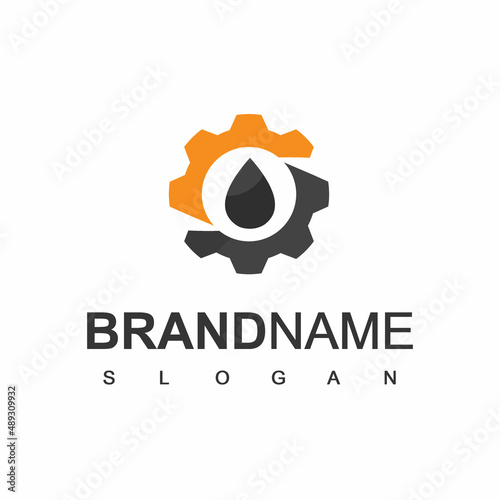 Oil Company Logo Design Template
