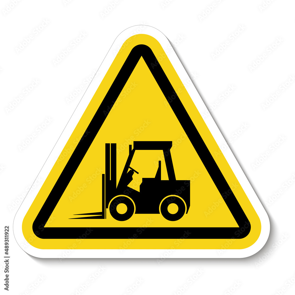 Forklift truck sign,Hazard warning forklift Forklift truck sign,Hazard warning forklift