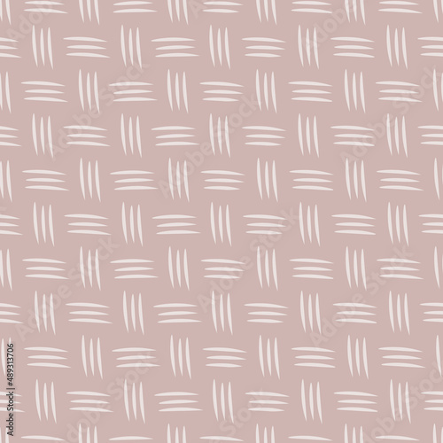 Seamless simple plait pattern, design for scrapbooking, decoration, cards, paper goods, background, wallpaper, wrapping, fabric and all your creative projects. Vector Illustration