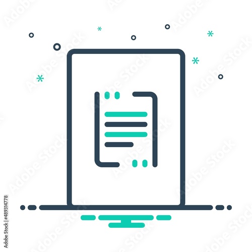 Mix icon for sentence phrase 